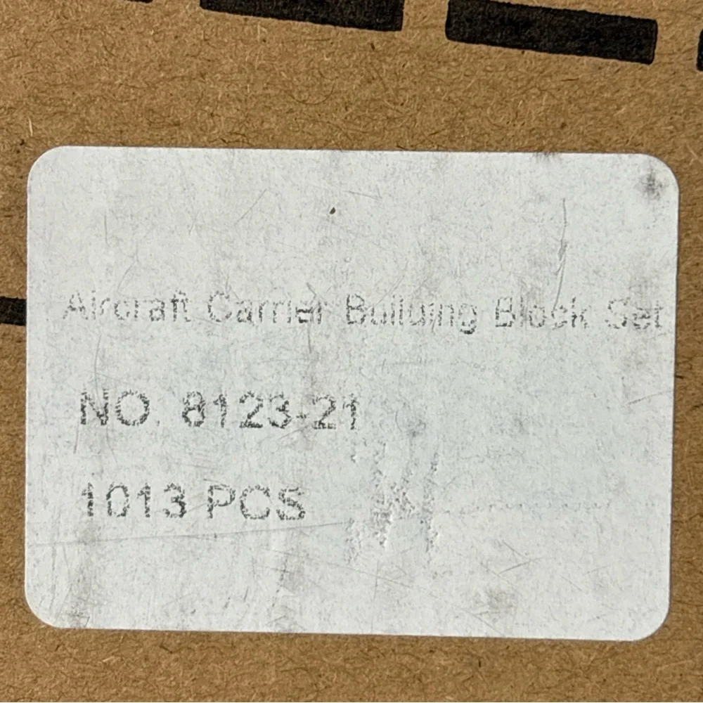 Lucky Doug Building Block Set STEM Project Toys Aircraft Carrier No. 8123-21